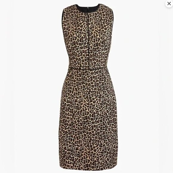 J. Crew Dresses & Skirts - J. Crew Leopard Print Sheath Dress